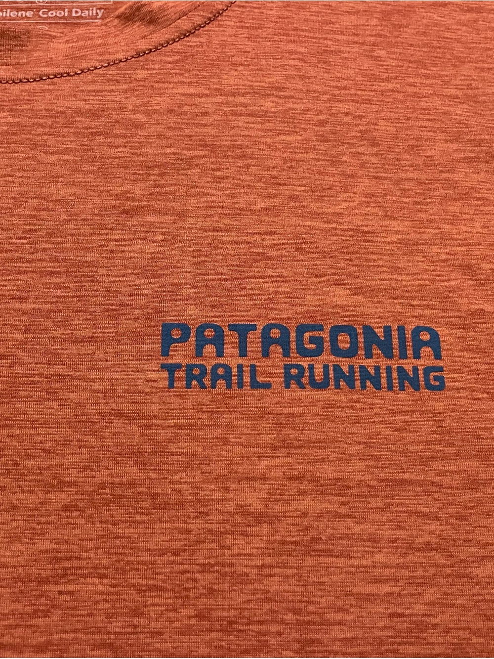 Patagonia Short Sleeve Trail Tee in Rust Orange - Picture 4 of 14